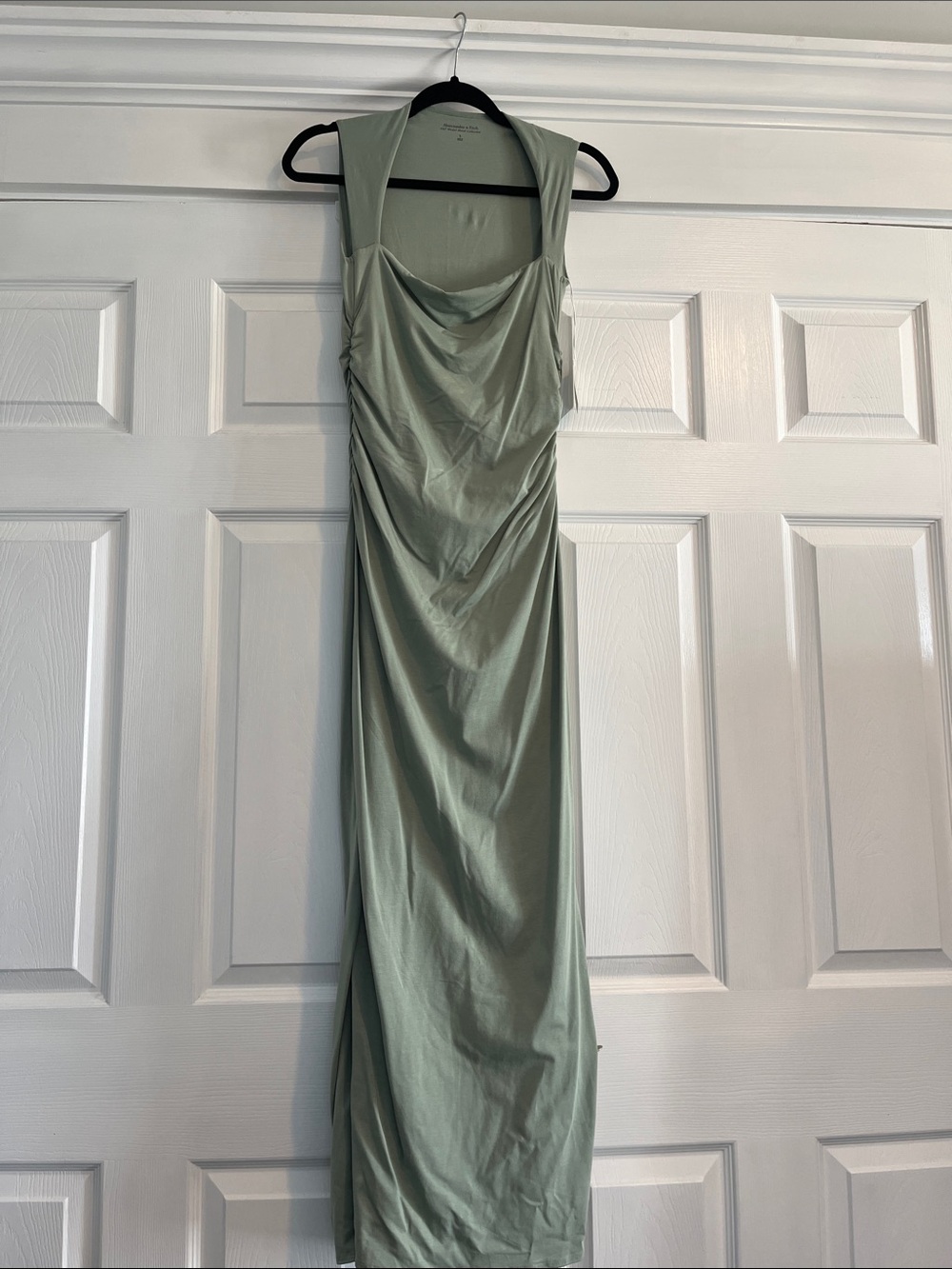 Abercrombie & Fitch Sage Green Maxi Dress